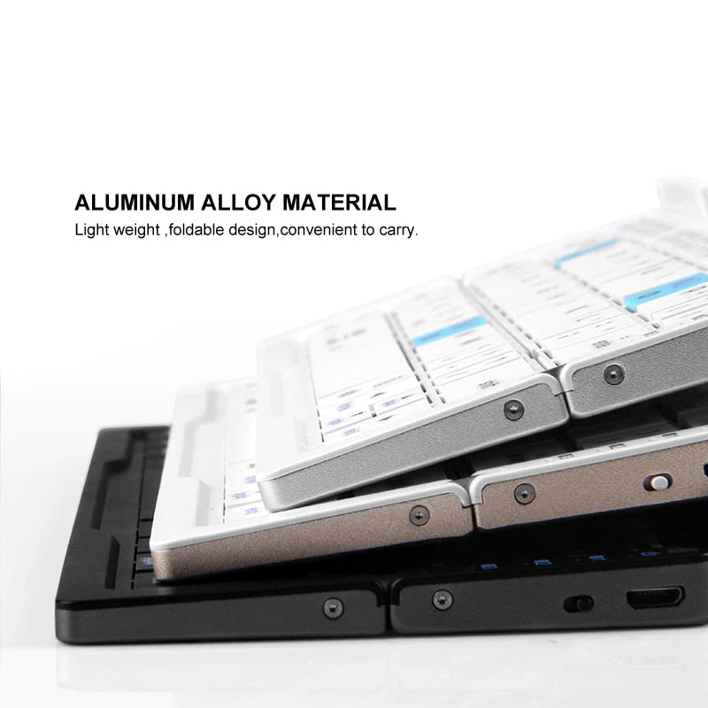 Mini portable foldable Bluetooth wireless keyboard
