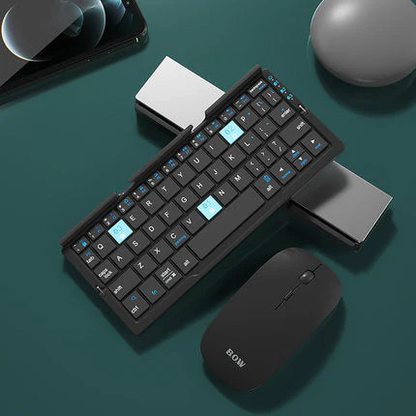 Mini portable foldable Bluetooth wireless keyboard