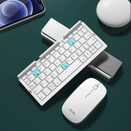 Mini portable foldable Bluetooth wireless keyboard
