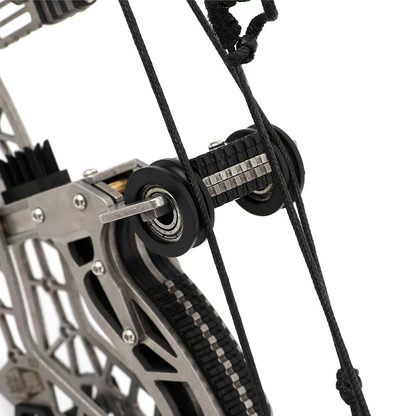 10 - inch mini compound bow set, 12 lbs, for archery competitions, outdoor sports and hunting.
