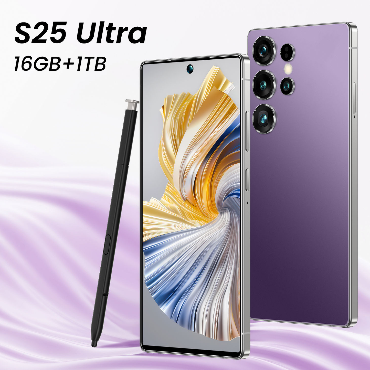 S25 Ultra Phone 7.3 Inch 16GB+1TB