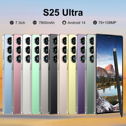S25 Ultra Phone 7.3 Inch 16GB+1TB