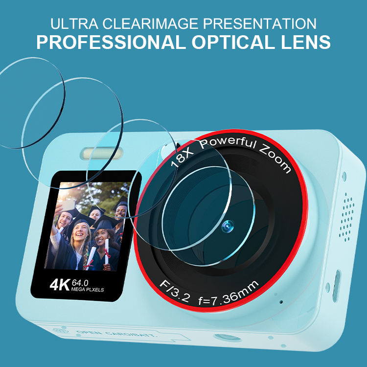 Miniature compact digital camera