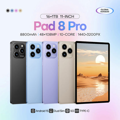 Pad 8 Pro 11-inch tablet with 16GB RAM and 1TB storage