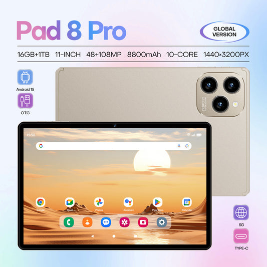 Pad 8 Pro 11-inch tablet with 16GB RAM and 1TB storage