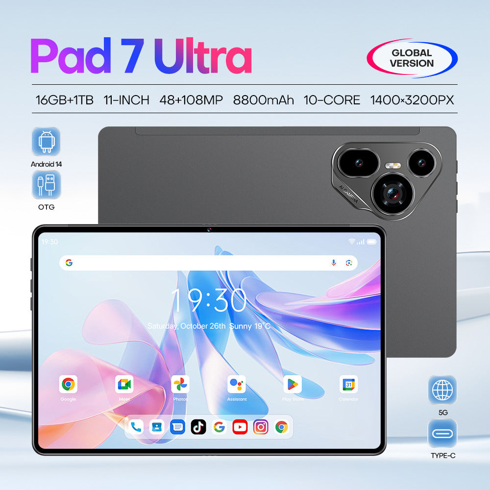 Pad 7 Ultra tablet computer, 10.1 inches, 16GB + 1TB