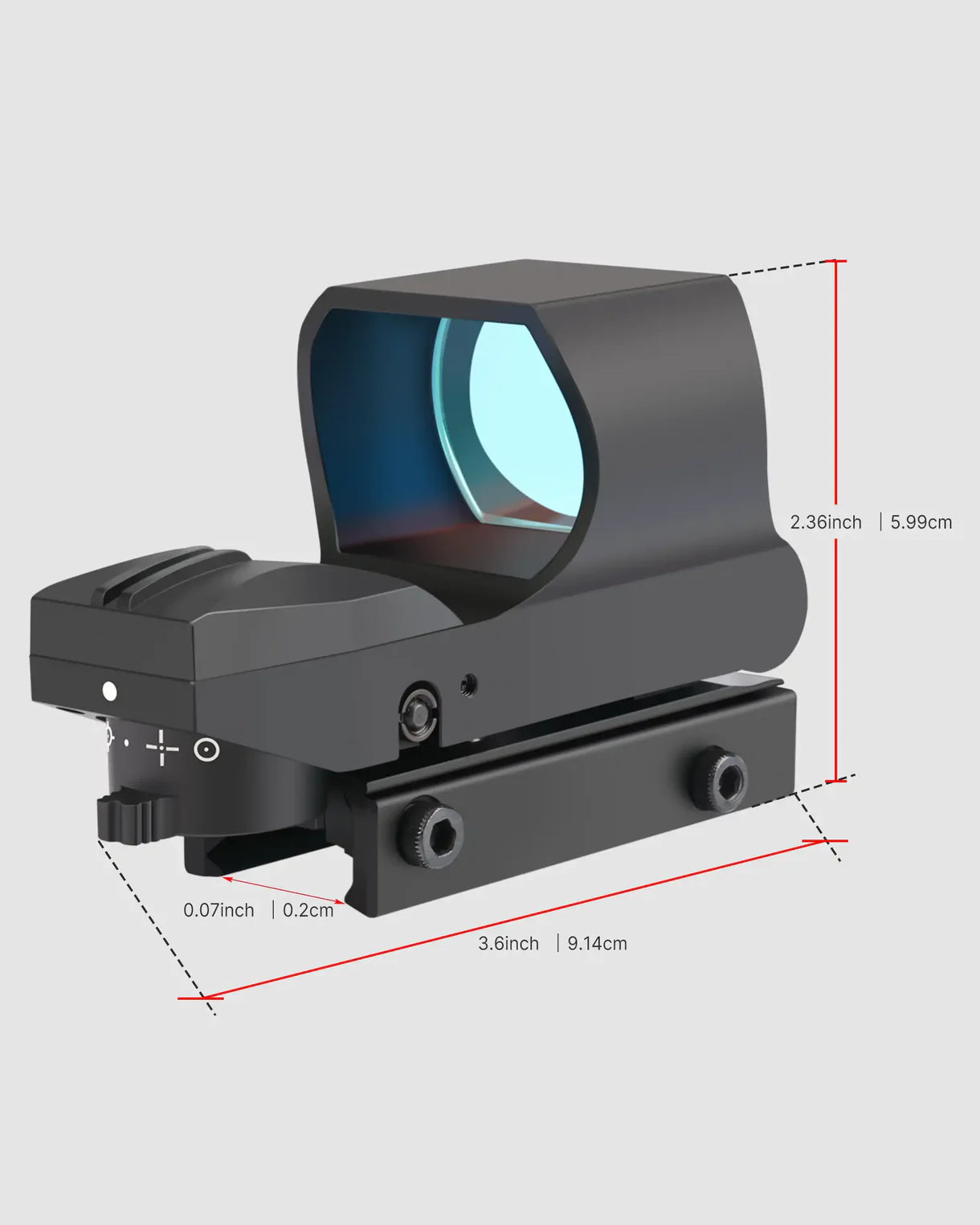 RS-30 Reflex Sight - Multiple Reticle Red Dot