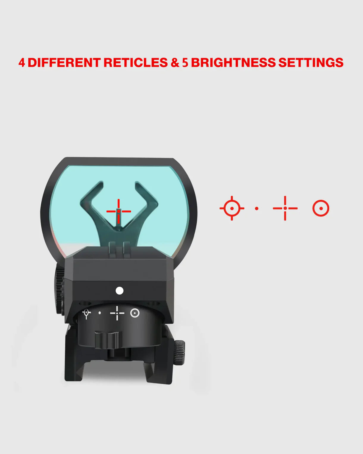 RS-30 Reflex Sight - Multiple Reticle Red Dot